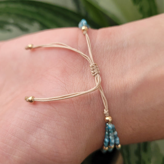 Apatite Three Strand Bracelet