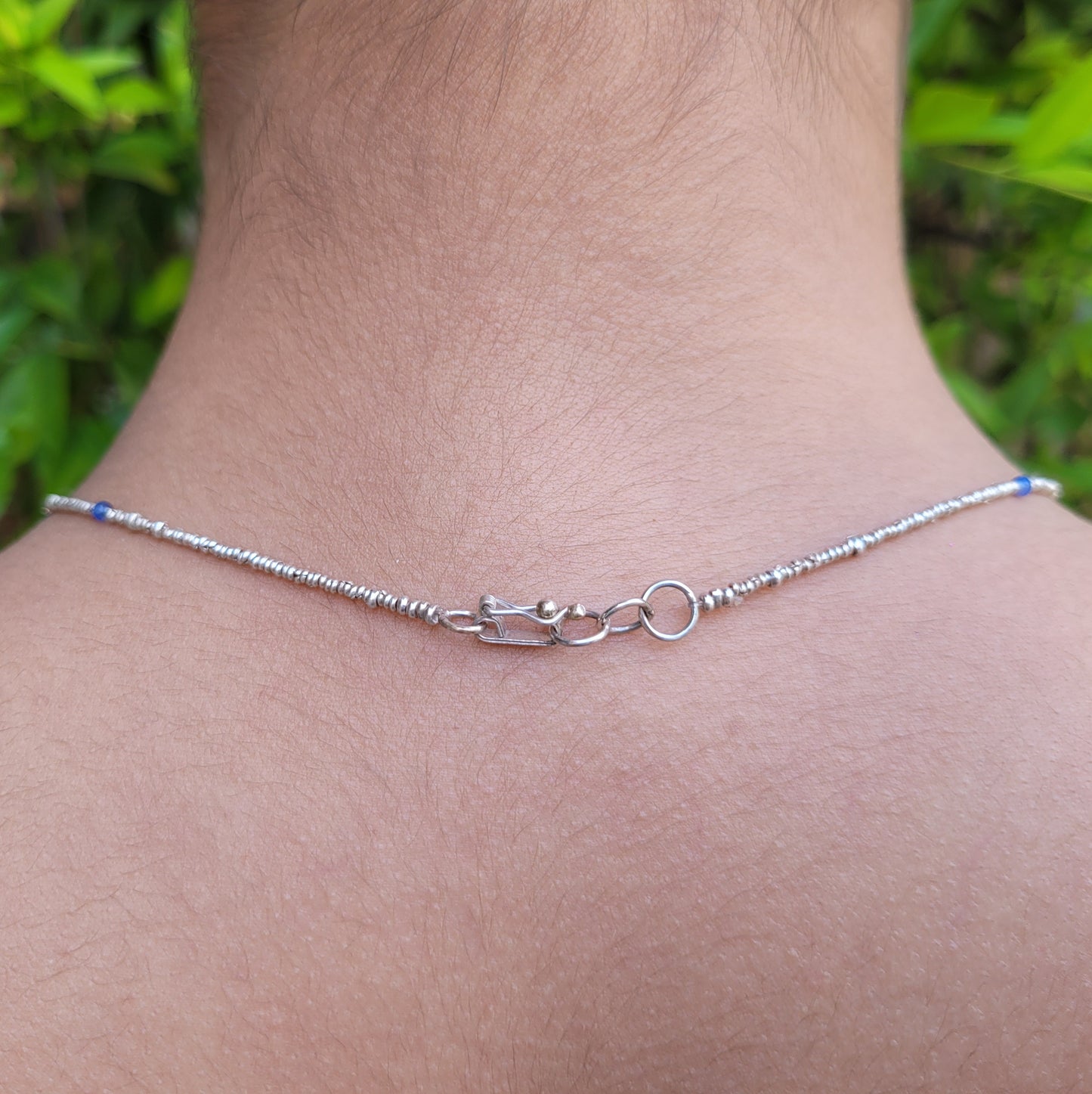 Handcrafted Peruvian Silver with Blue Agata