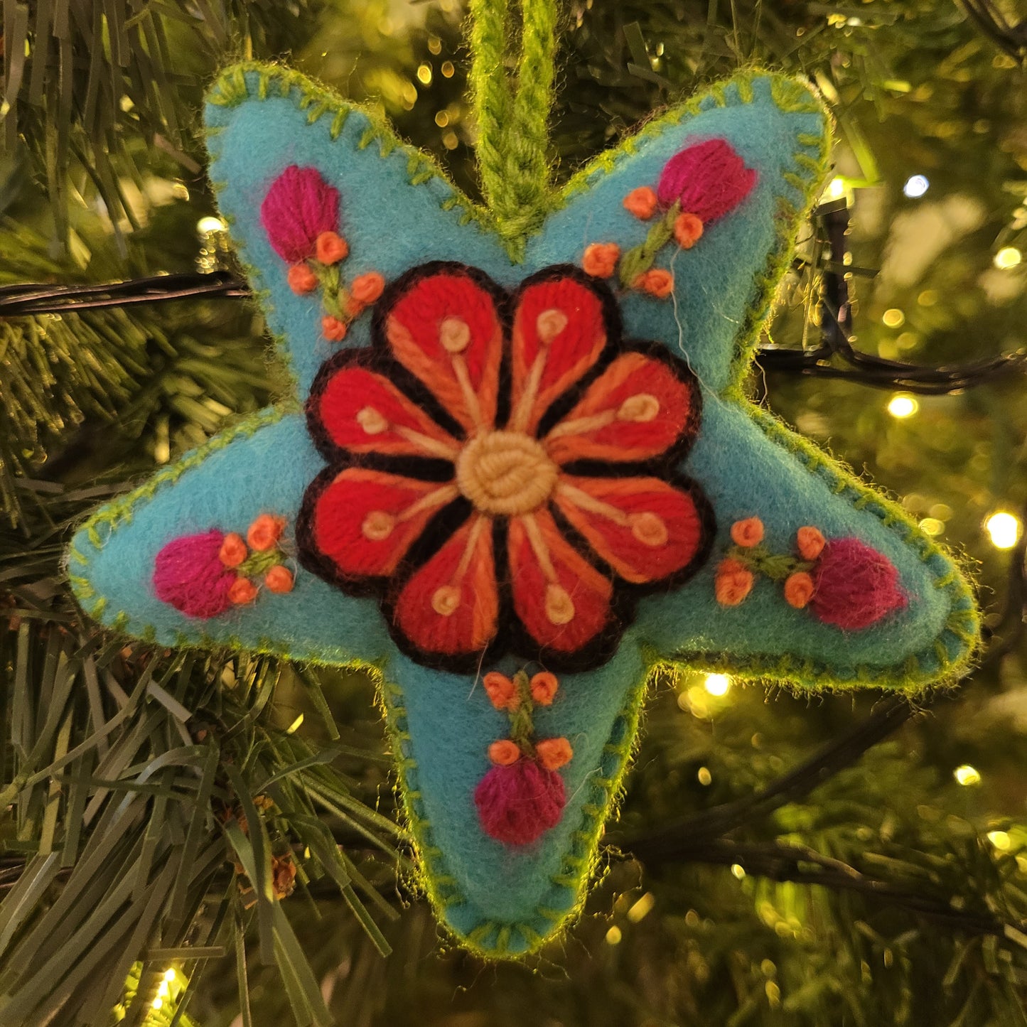 Peruvian Star Bloom Ornament