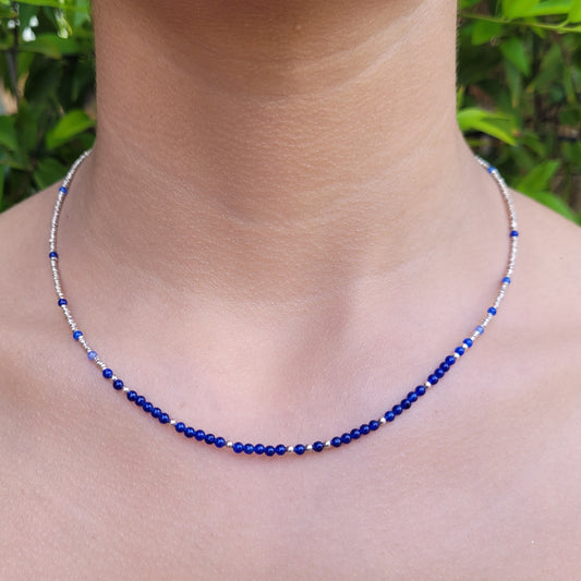 Handcrafted Peruvian Silver with Blue Agata