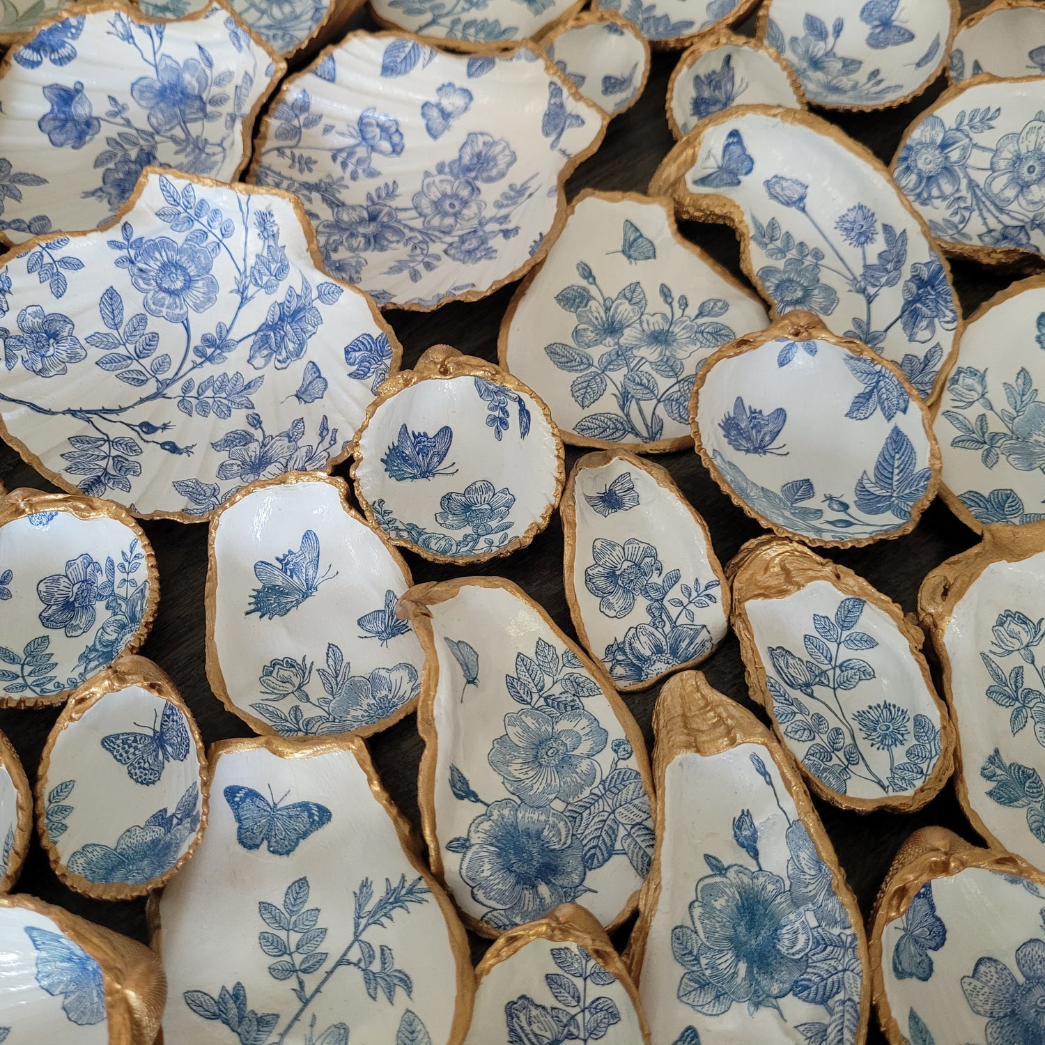 Decoupage Shells Trinket