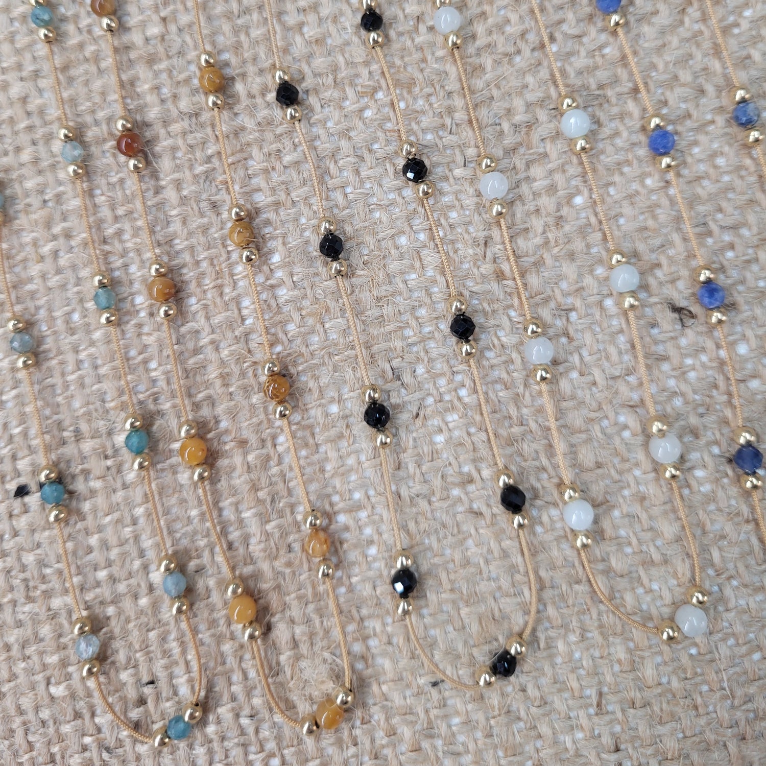 Handcrafted Necklaces Stones and 14k Gold Filled