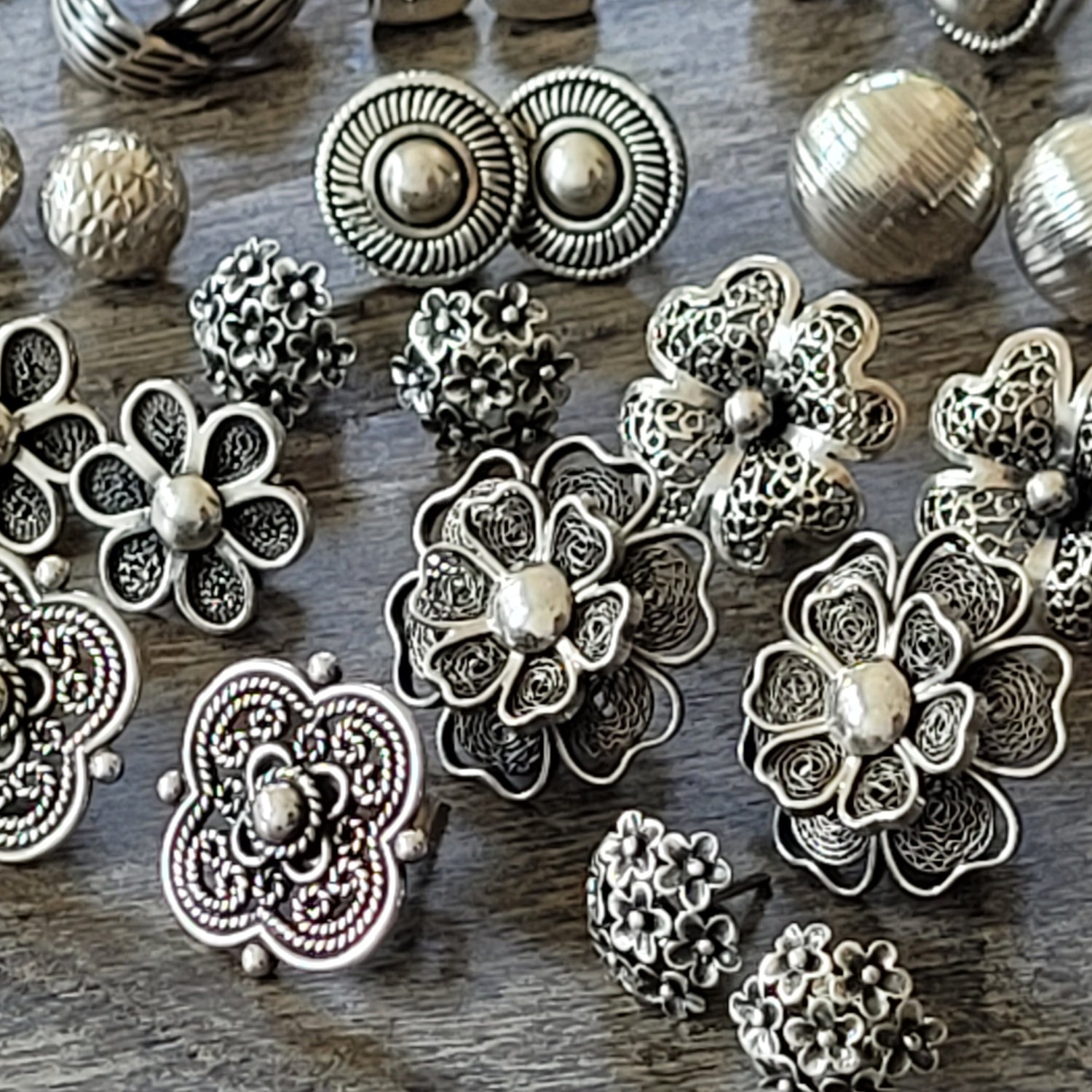 Peruvian Silver Earrings