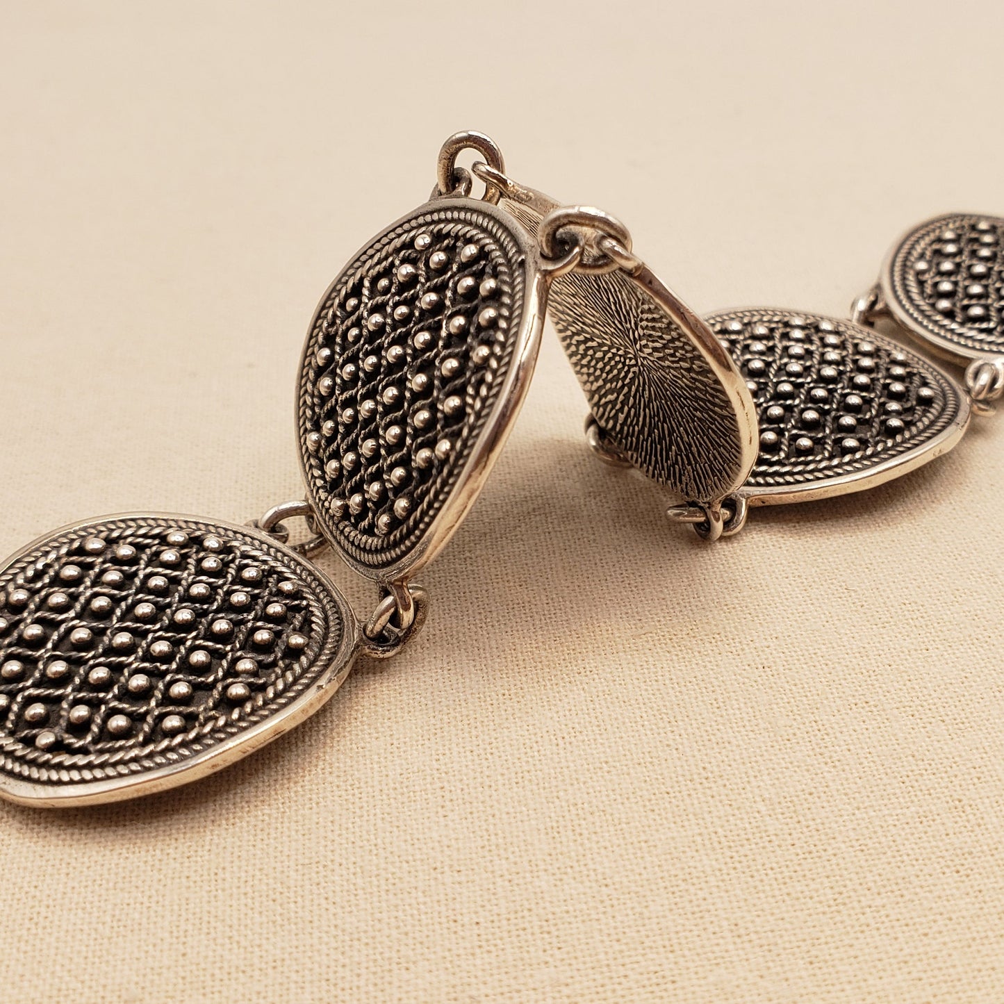 Connected Andean Medallions Bracelet