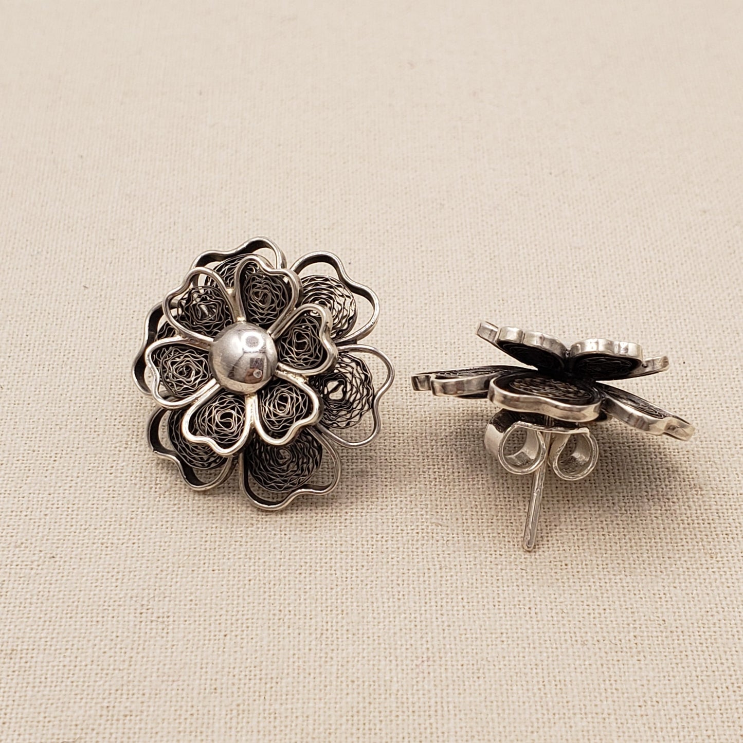 Peruvian Lace Bloom Earrings