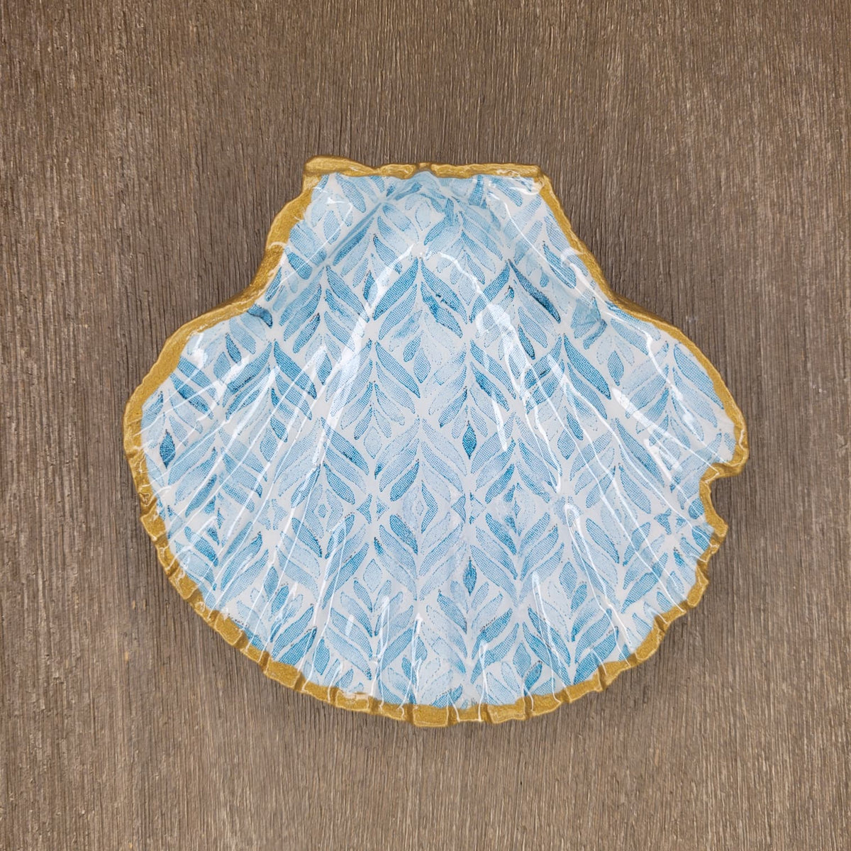 Decoupage Scallop shell Trinket