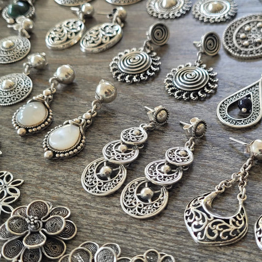 Silver Drop Earrings