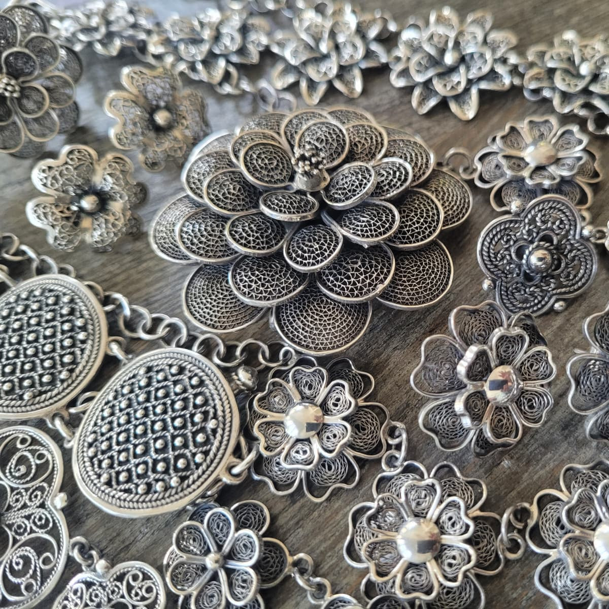 Silver jewelry