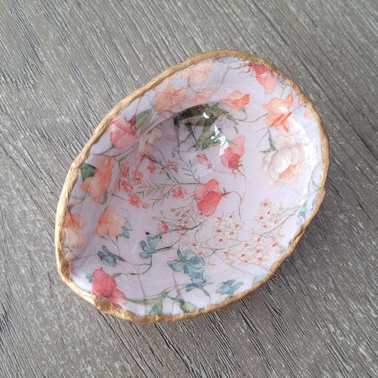 Decoupage Chilean Abalone Shell Trinket - Small
