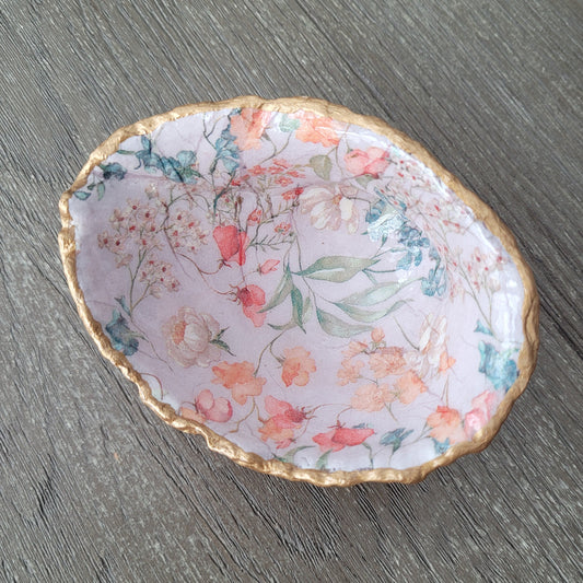 Decoupage Chilean Abalone Shell Trinket - Large