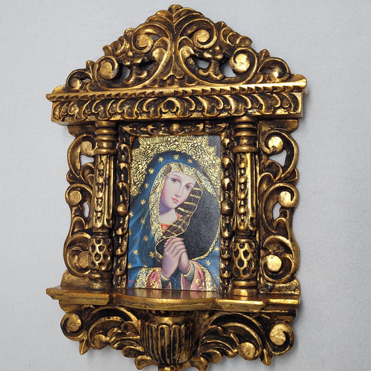 "Our Lady of Sorrow" Colonial painting