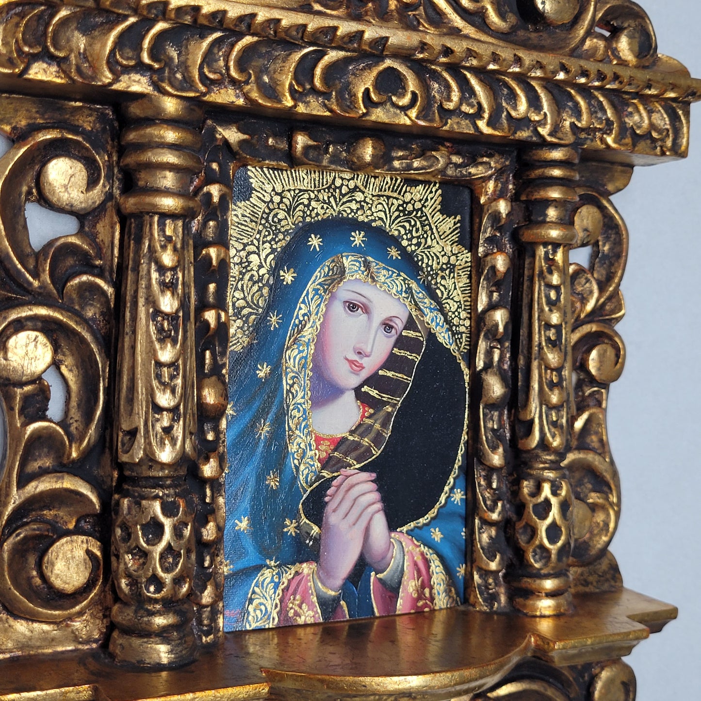 "Our Lady of Sorrow" Colonial painting