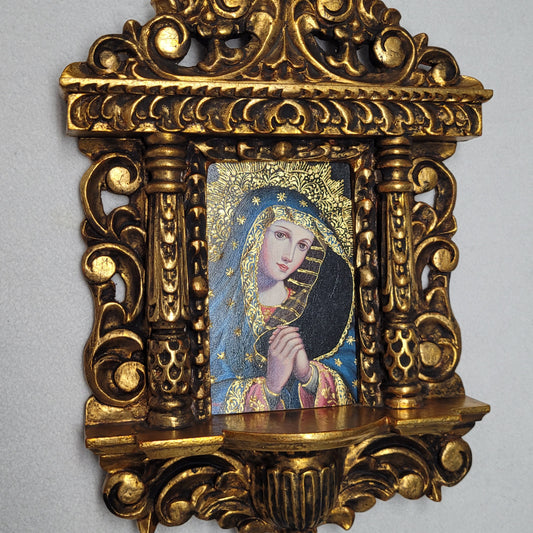 "Our Lady of Sorrow" Colonial painting
