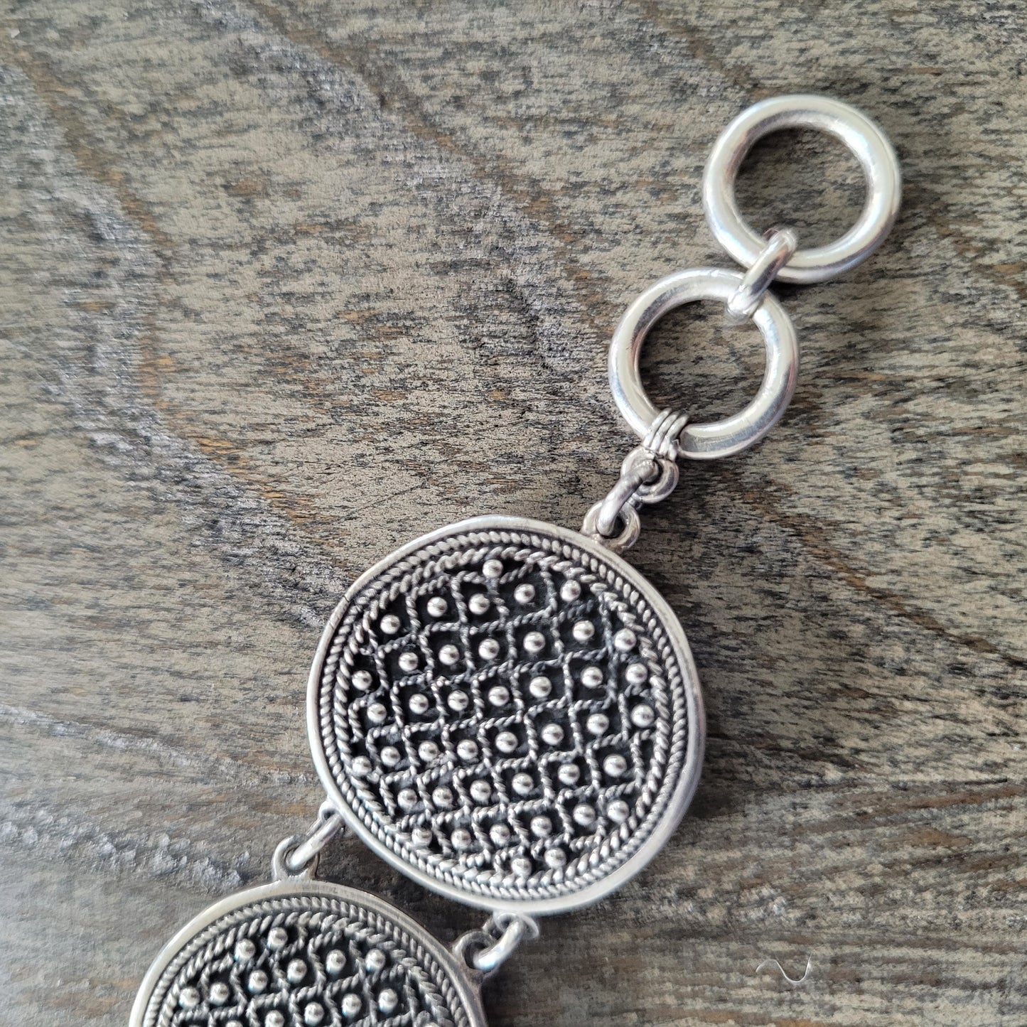 Connected Andean Medallions Bracelet