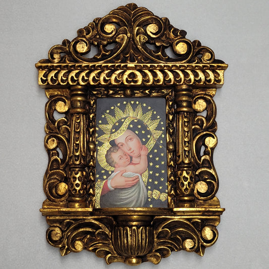 "Virgin of Tenderness" Colonial Painting