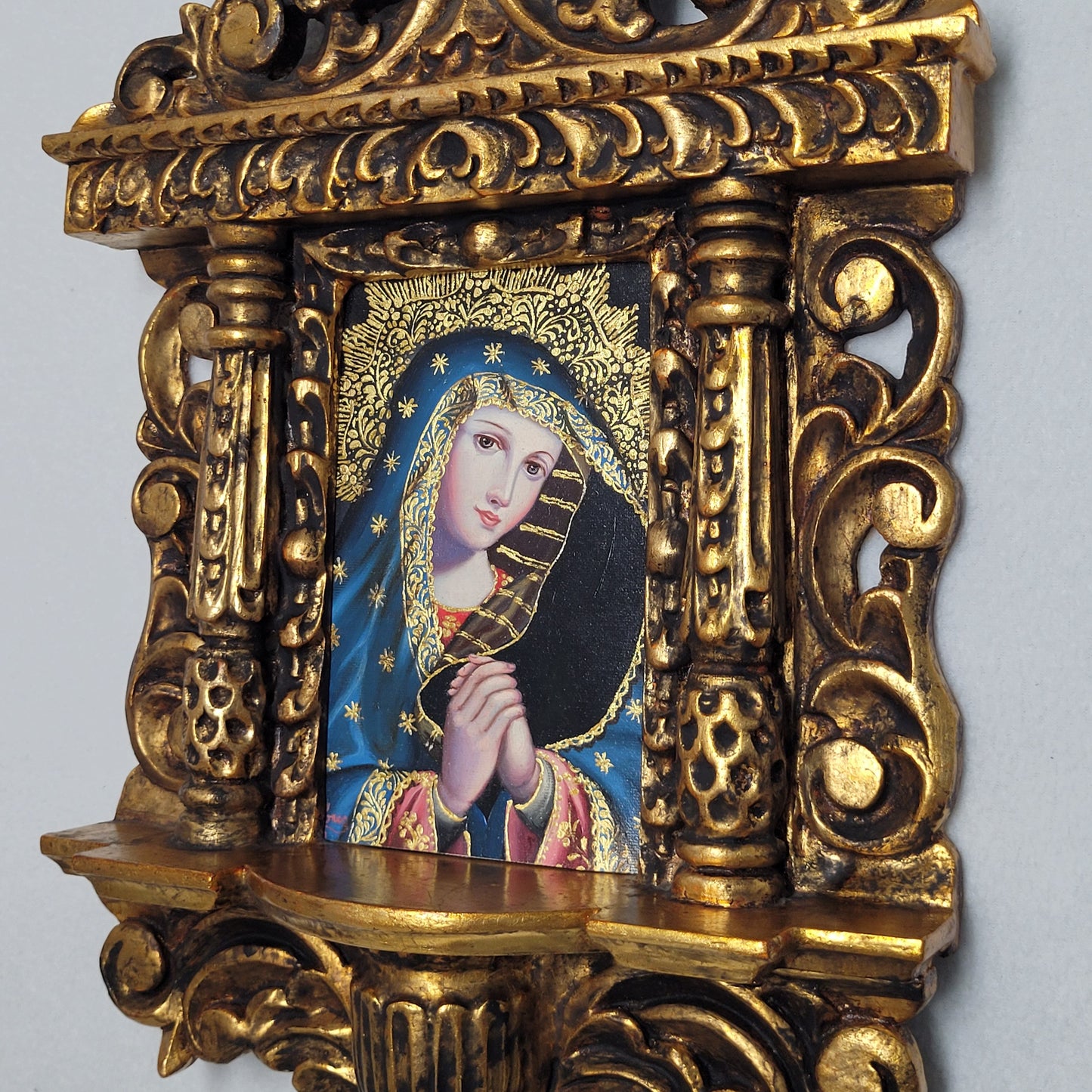"Our Lady of Sorrow" Colonial painting