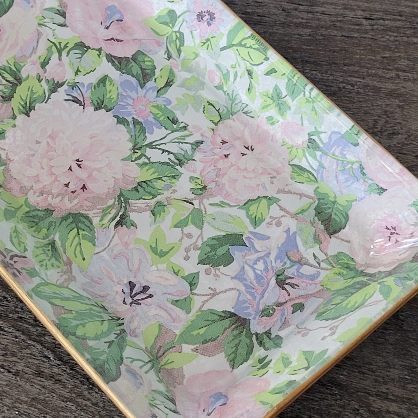 "Delightful Memories" Glass Tray