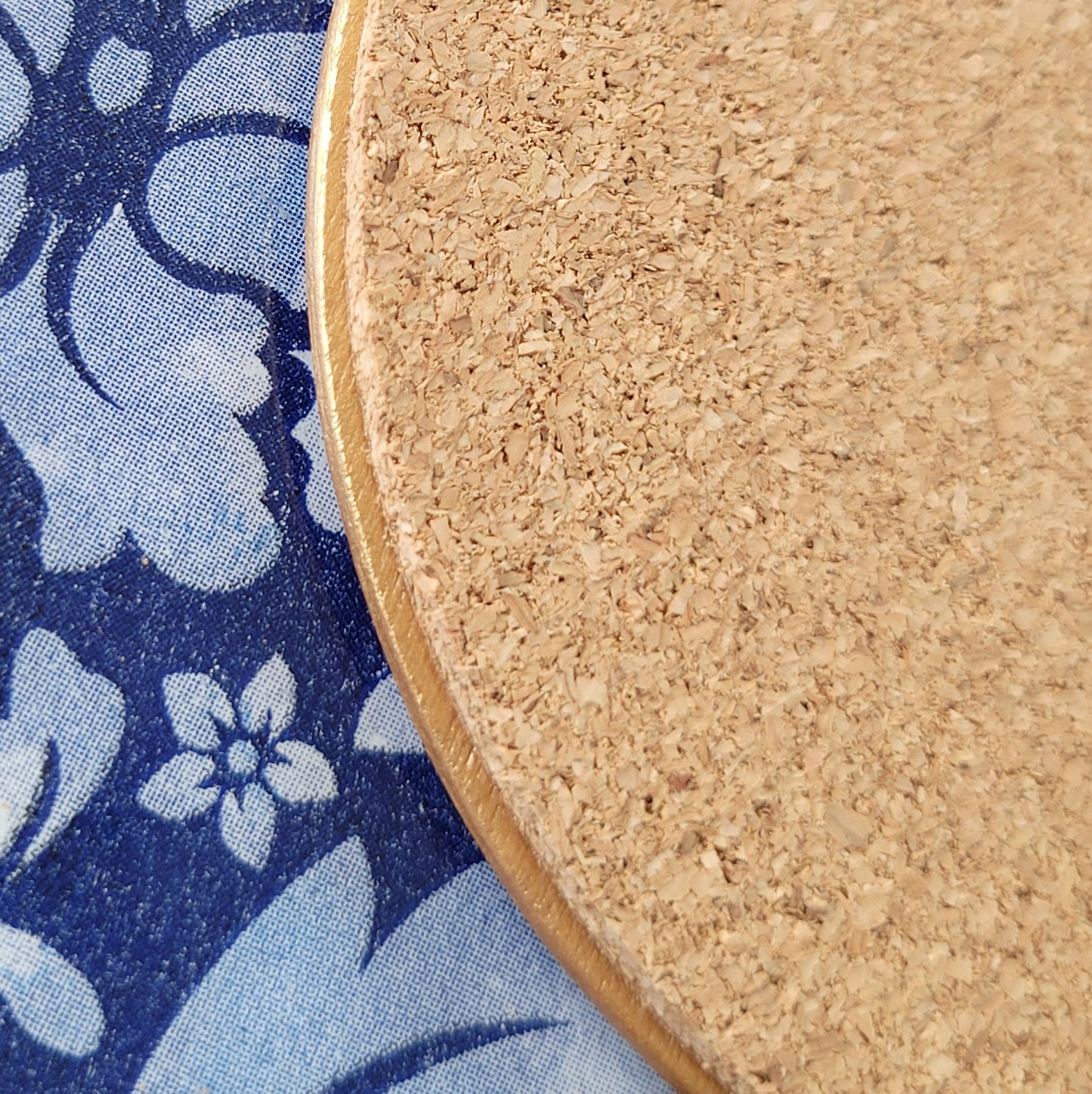 Handmade "Country Blue" Coasters Set (2-Pack)